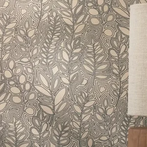 Schnäppchen Tapete Lorena Cremebeige