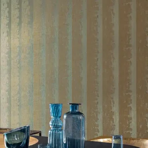 Letzte Chance Tapete Antique Aura Grüngrau Metallics