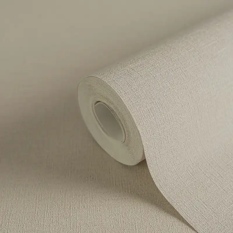 Bestpreis Tapete Tilda Beige - Vliestapete in leicht geprägter, textiler Optik