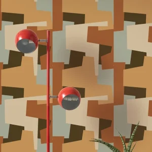 Versand Am Gleichen Tag Tapete Graphic Game Terrakotta