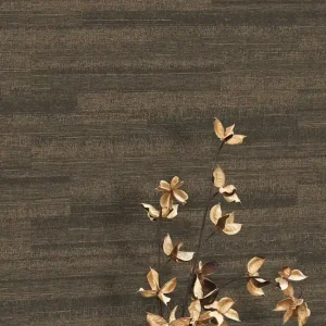 Beliebt Tapete Kivi Dunkelbraun Metallics