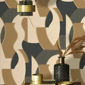 Markenprodukt Tapete Abstract Braun