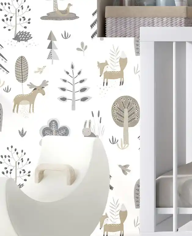 Tapete Wildlife Beige Heißes Angebot