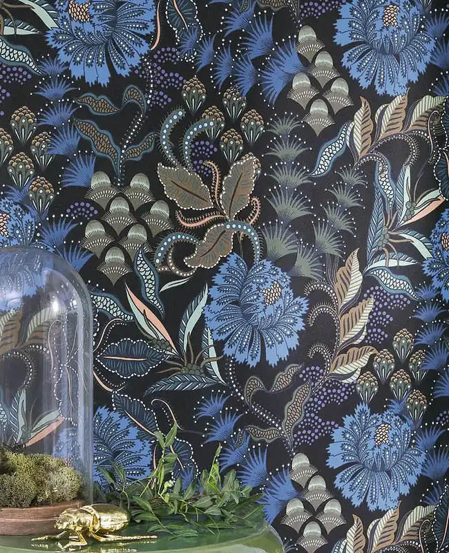 Tapete Arora Blau Abverkauf