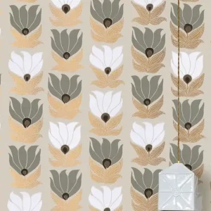 Beliebt Tapete Mica Beige