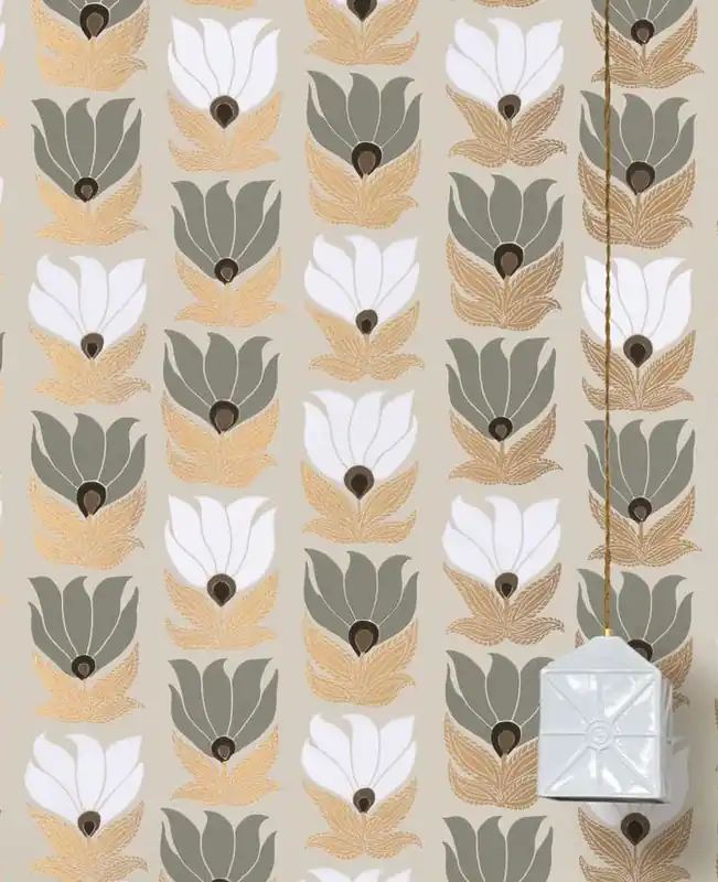 Beliebt Tapete Mica Beige