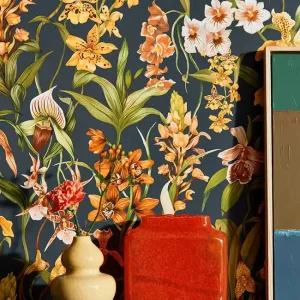 Expressversand Tapete Orchid Blau