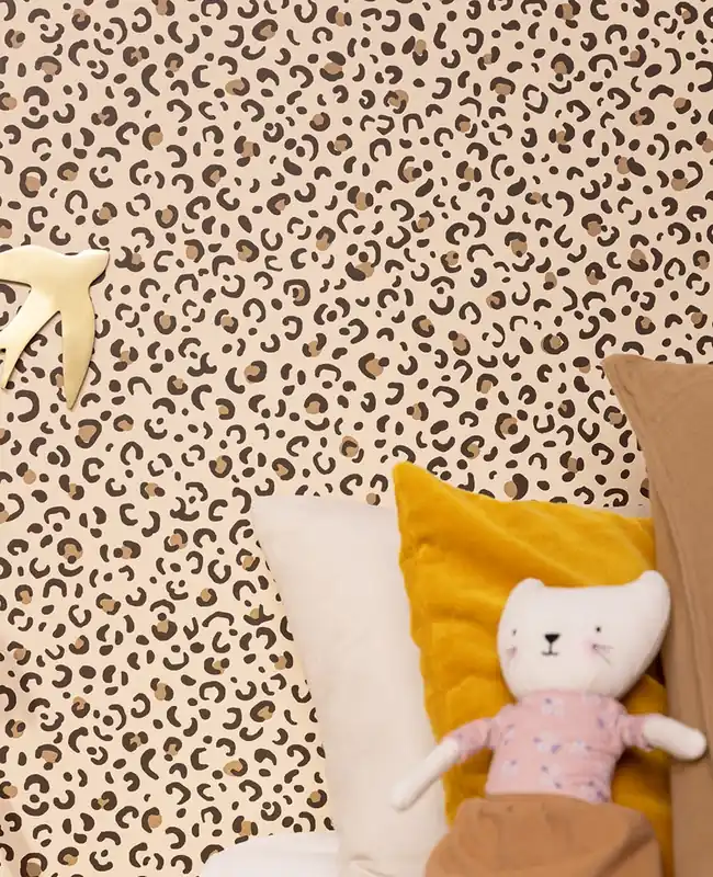 Sichere Zahlung Tapete Leo Beige