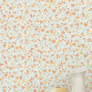 Billig Tapete Cranberry Orange