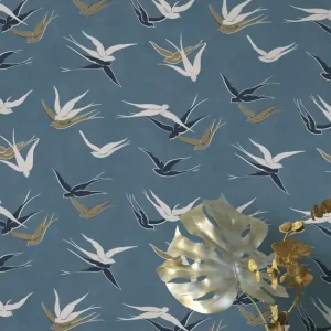 Neuheit Tapete Svalor Blau