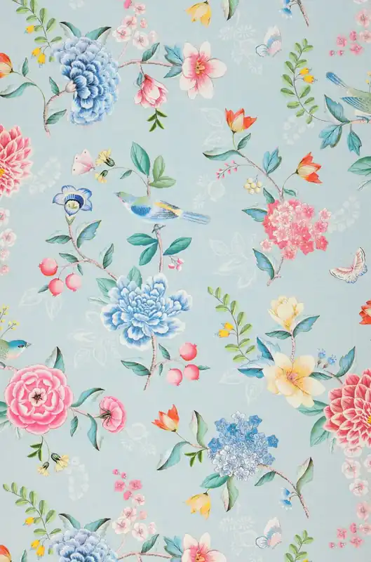 Markenware Tapete Vanity Hellblau