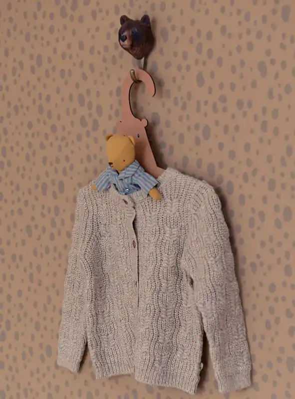 Tapete Animal Dots Hellbraunbeige Heißes Angebot