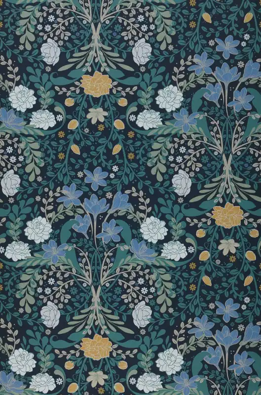 Saisonangebot Tapete Kristina Brillantblau