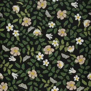 Sofort Bestellen Selbstklebende Tapete Primrose Field Schwarz