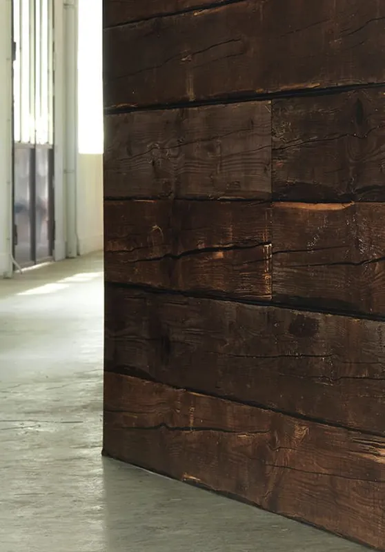 Must-Have Tapete Scrapwood 10 Schokoladenbraun