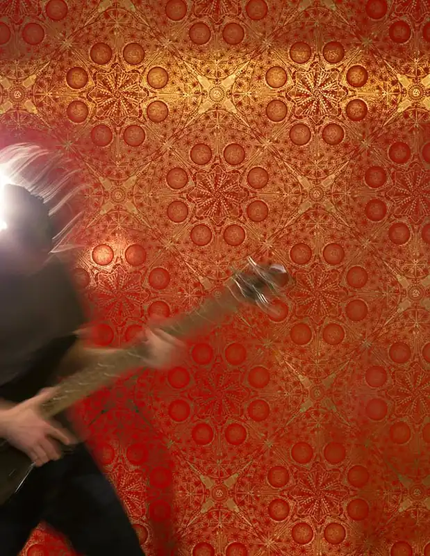Tapete Musical Mandala Orientrot Neu Im Sortiment
