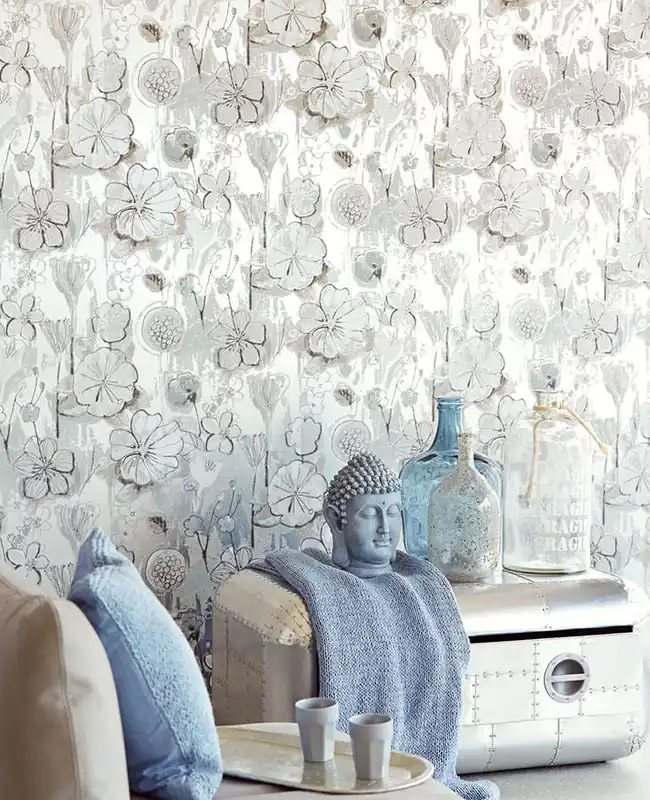 Tapete Larentia Silber Metallic Bestpreis