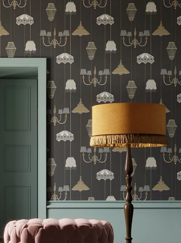 Mega-Angebot Tapete Lampshade Heaven Anthrazitgrau