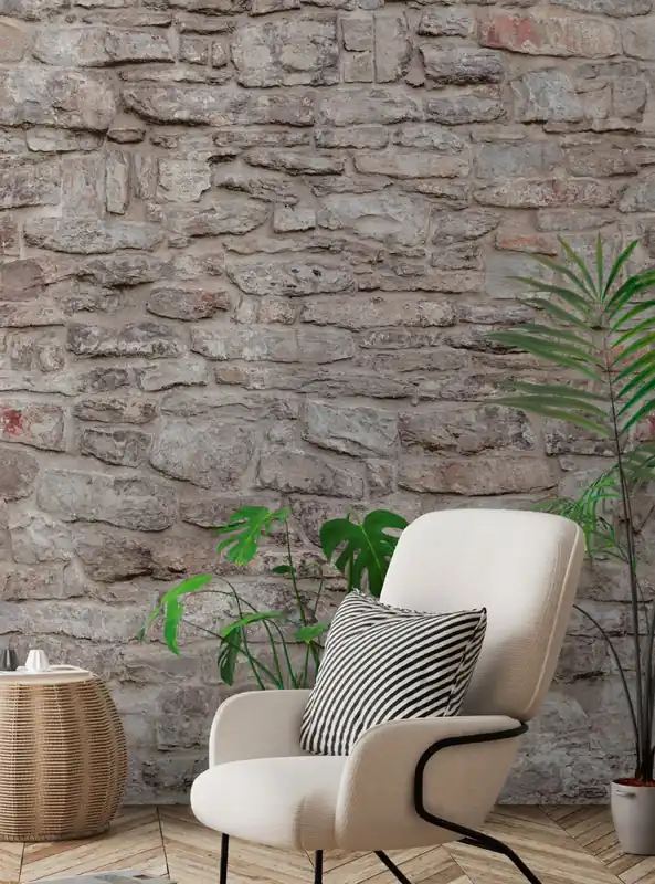 Top-Angebot Wandbild Rustic Stones Hellgrau
