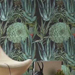 Jetzt Bestellen Wandbild Succulentus Schwarz