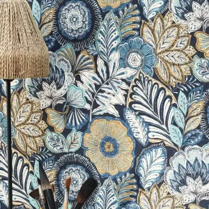 Tapete Marlene Blau Markenprodukt