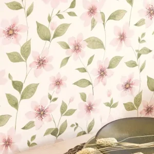 Tapete Sunny Rosa Begrenztes Angebot