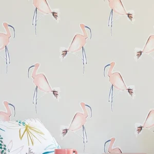 Abverkauf Tapete Flamingo Rosa