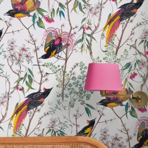 Versand Am Gleichen Tag Tapete Motley Birds Weiss