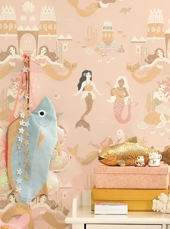 Tapete Mermaid Reef Zartrosa Jetzt Kaufen