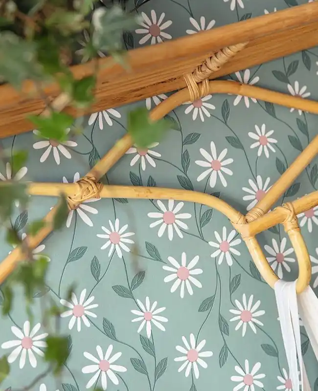 Aktuell Tapete Daisy Mint