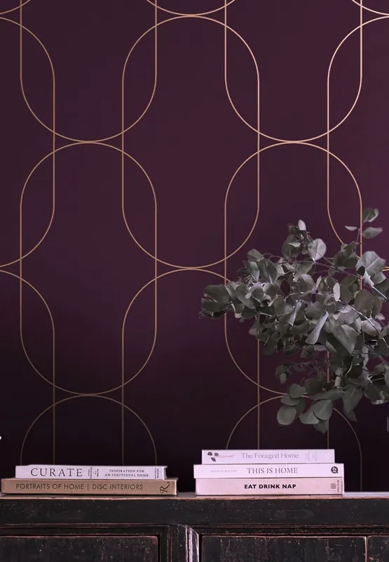 Tapete Palazzo Purpurviolett Neue Kollektion