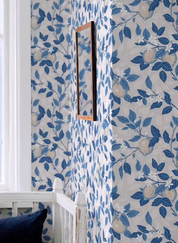 Saisonangebot Tapete Orsina Blau