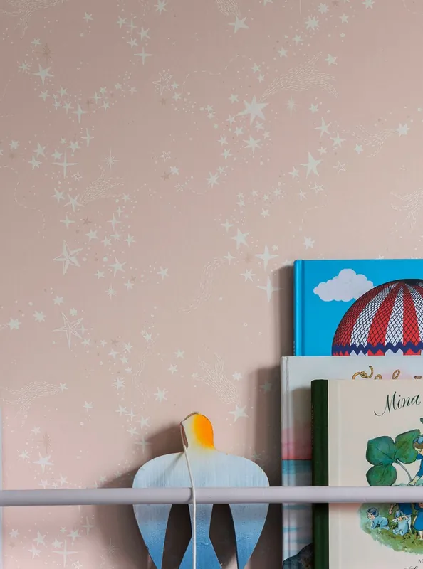 Sale Tapete Falling Stars Blassrosa