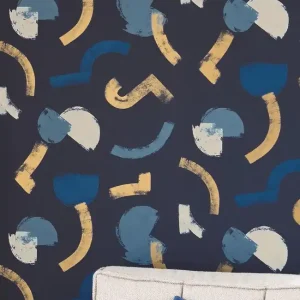 Markenprodukt Tapete Cuno Blau