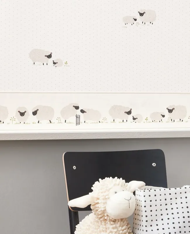 Bordüre Sheepy Grau Markenprodukt