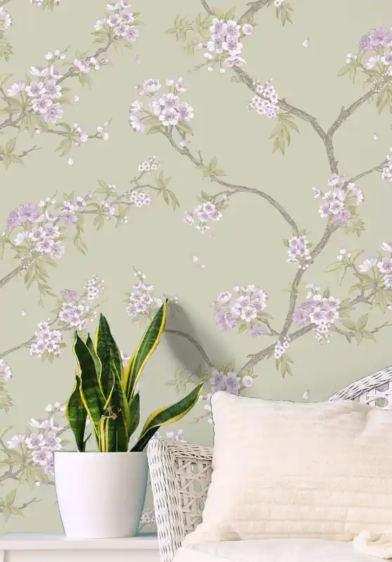 Tapete Sakura Path Salbei Saisonangebot