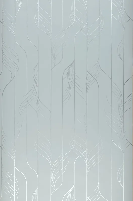 Must-Have Tapete Featherline Pastelltürkisgrau