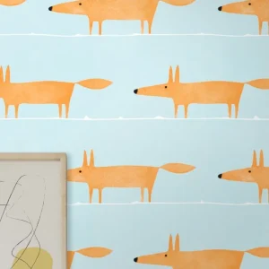 Tapete Misterfox Blau Garantierte Lieferung