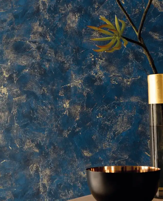 Direkt Vom Hersteller Tapete Patinas Blau