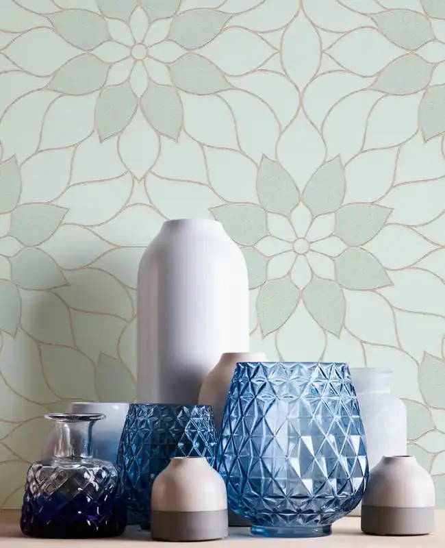 Markenprodukt Tapete Rayana Blau