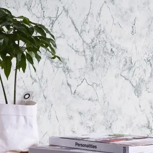 Heißes Angebot Tapete Marble Weiß