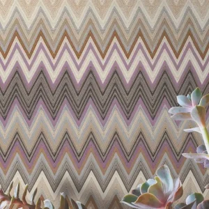 Kracherpreis Tapete Tivoli Violett - Missoni Home