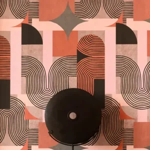 Angebot Wandbild Dune Kupferbraun