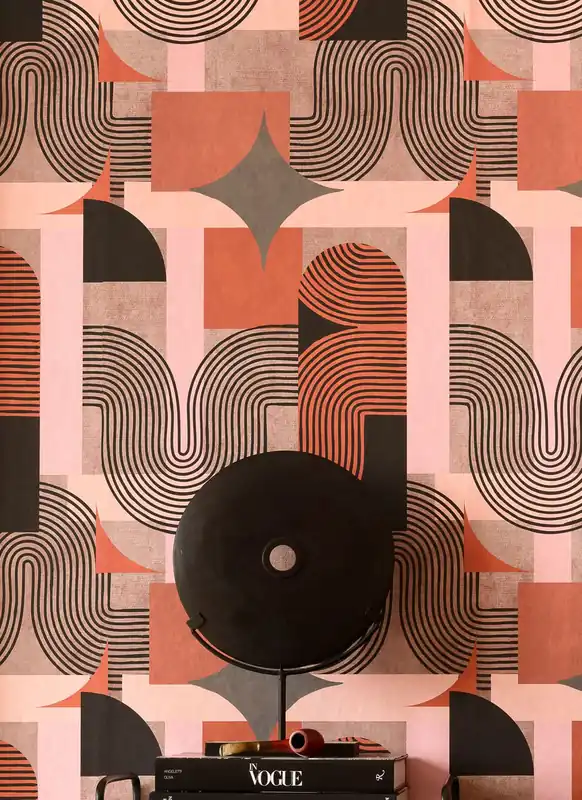 Angebot Wandbild Dune Kupferbraun