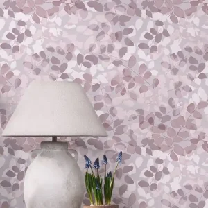 Tapete Svea Blassrotviolett Schnäppchen