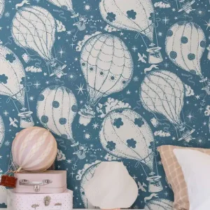 Versand Am Gleichen Tag Tapete Balloon Heaven Blau