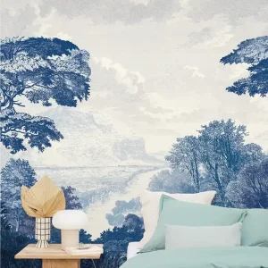 Wandbild Barlin Blau Finale Aktion