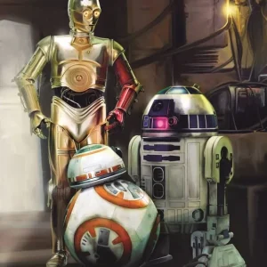 Fototapete Three Droids Preisreduziert