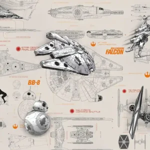 Fototapete Star Wars Blueprints Super-Preis