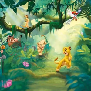 Fototapete Lion King Jungle Echt